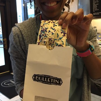 Ted's Bulletin 14th - Blueberry. Just okay. Not worth getting it past that one time. Had a cookie, that was better - Breakfast & Brunch Near Me - Washington, DC, District of Columbia Ted's Bulletin 14th - Blueberry. Just okay. Not worth getting it past that one time. Had a cookie, that was better - Breakfast & Brunch Near Me - Washington, DC, District of Columbia