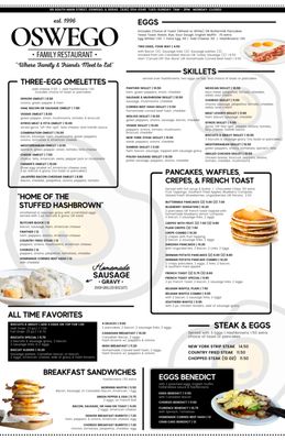Menu photo 4 Oswego Family Restaurant Oswego, IL Menu photo 4 Oswego Family Restaurant Oswego, IL