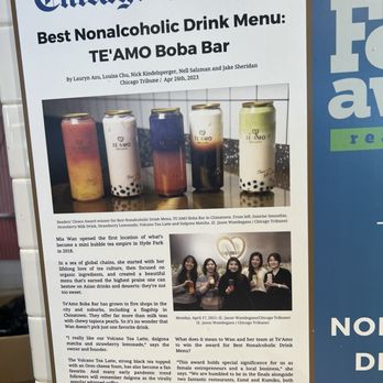 Teamo Boba Bar - Bubble Tea Near Me - Chicago, Illinois