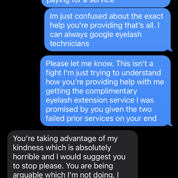 Lash Therapy - Maria accusing my character - Eyelash Service Near Me - Fort Lauderdale, Florida Lash Therapy - Maria accusing my character - Eyelash Service Near Me - Fort Lauderdale, Florida