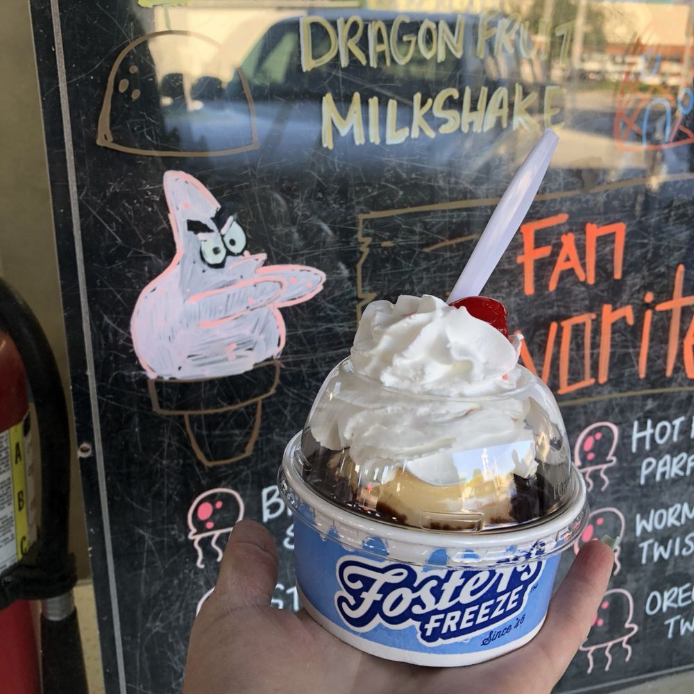 Fosters Freeze - Glendora - Hot fudge Sunday~* hold the nuts - Ice Cream & Frozen Yogurt Near Me - Glendora, California