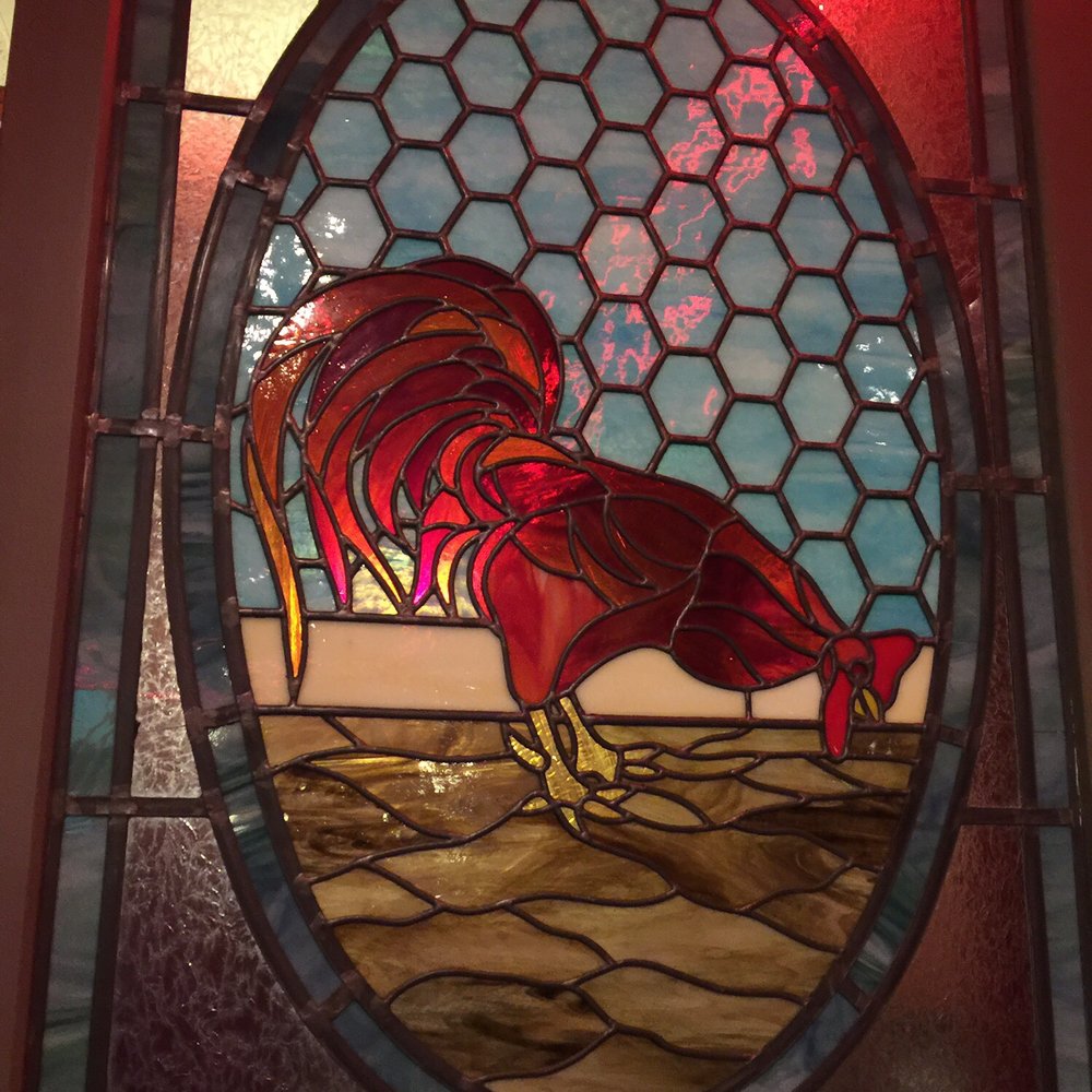 Ringers Roost - a rooster in a stained glass window - Pubs Near Me - Allentown, Pennsylvania Ringers Roost - a rooster in a stained glass window - Pubs Near Me - Allentown, Pennsylvania