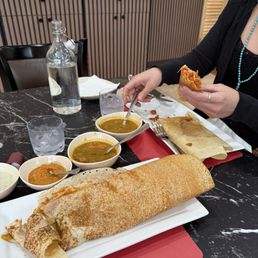 Mysore Dosa and chicken masala dosa!