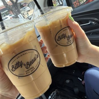 Bitty & Beau's Coffee - Iced vanilla latte - Coffee & Tea Near Me - Houston, Texas
