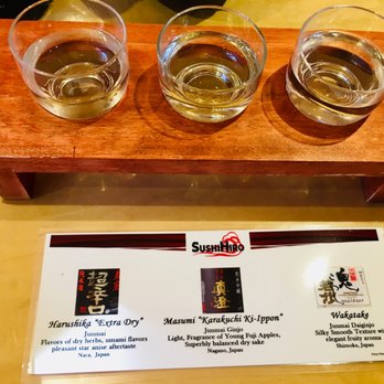 Sushi Hiro - Sake flight - Japanese Near Me - Las Vegas, Nevada Sushi Hiro - Sake flight - Japanese Near Me - Las Vegas, Nevada