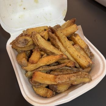 Jimmy's Big Burger - Fries: Good seasoning, but bland in the center because of the thick cut. - Food Trucks Near Me - Austin, Texas Jimmy's Big Burger - Fries: Good seasoning, but bland in the center because of the thick cut. - Food Trucks Near Me - Austin, Texas