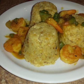 Los Hermanos - Mofongo con camarones; Mofongo with shrimp - Dominican Near Me - Washington, DC, District of Columbia