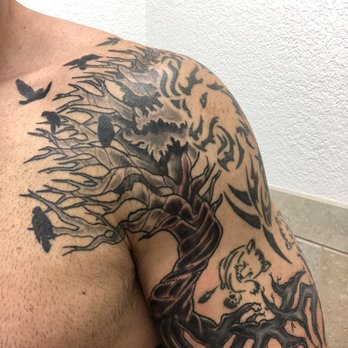 Instinktive Tattoo - Tribal cover up - Tattoo Near Me - Gilbert, Arizona Instinktive Tattoo - Tribal cover up - Tattoo Near Me - Gilbert, Arizona