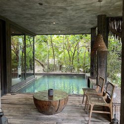 Nômade Tulum Hotel - Our own pool at the Fuego suite