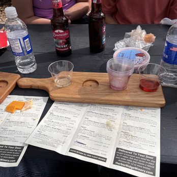 Harbor Ridge Winery - Finished flights - Wineries Near Me - Egg Harbor, Wisconsin