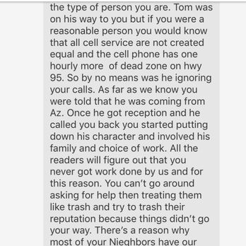 Towell Sales - Message from Towell flooring.  Waited this long to respond? Lol - General Contractors Near Me