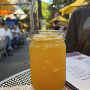 Barking Dog - Tropical Twinkle Drink, orange cocktail. - Breakfast & Brunch Near Me - New York, New York Barking Dog - Tropical Twinkle Drink, orange cocktail. - Breakfast & Brunch Near Me - New York, New York