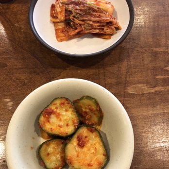 Lighthouse Tofu - Free refills... kimchi and spicy cucumbers - Korean Near Me - Annandale, Virginia Lighthouse Tofu - Free refills... kimchi and spicy cucumbers - Korean Near Me - Annandale, Virginia