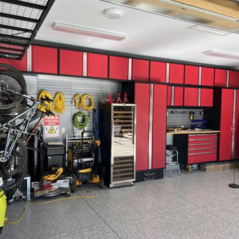 The Clever Home - a bike in a garage - Home Organization Near Me