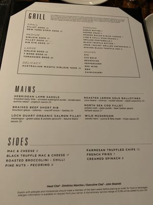 Menu photo 2 STK London London, XGL Menu photo 2 STK London London, XGL