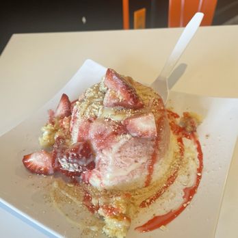 Vampire Penguin - strawberry cheesecake - Shaved Snow Near Me - Henrico, Virginia Vampire Penguin - strawberry cheesecake - Shaved Snow Near Me - Henrico, Virginia