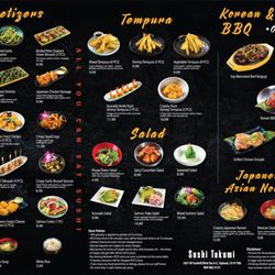 Sushi Takumi - MENU PAGE 1