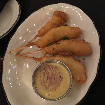 Moonshine Grill - Shrimp corn dogs, - Southern Near Me - Austin, Texas