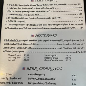 Authentique - The menu also includes omelettes, crêpes, Galette, and Panini's - Creperies Near Me - Simpsonville, South Carolina