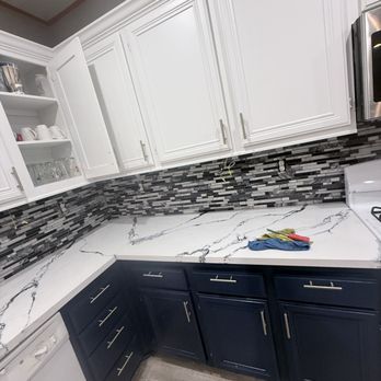 Portrait Perfect Painting - Kitchen cabinet painting , back splash , and counter tops - Painters Near Me Portrait Perfect Painting - Kitchen cabinet painting , back splash , and counter tops - Painters Near Me