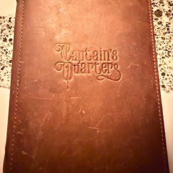 Captain's Quarters - Menu cover - Cocktail Bars Near Me - San Diego, California Captain's Quarters - Menu cover - Cocktail Bars Near Me - San Diego, California
