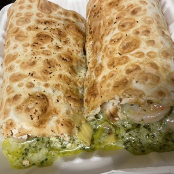 Lavash Mediterranean - Shrimp Pesto Wrap - Food Delivery Services Near Me - Washington, DC, District of Columbia