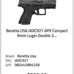 Arms-Fair - $325 here