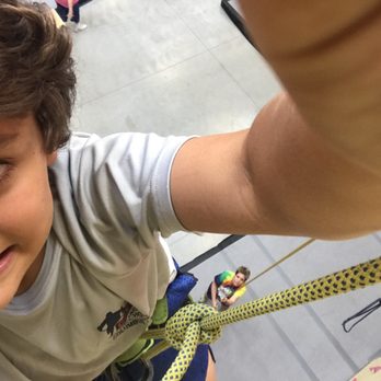 Vertical Adventures - Selfie from the top of a wall - Rock Climbing Near Me - Columbus, Ohio