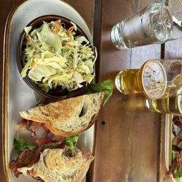 BLT with side of Coleslaw