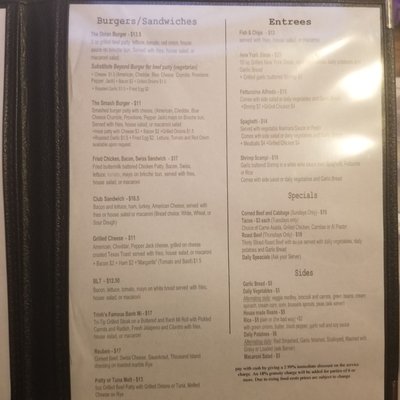 Menu photo 1 Dolan's Den Santa Rosa, CA Menu photo 1 Dolan's Den Santa Rosa, CA
