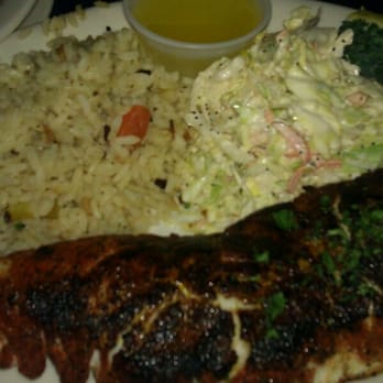 Brophy Bros - Seabass entree with rice pilaf - Seafood Near Me - Santa Barbara, California