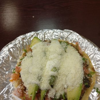 Taqueria Flavio - This is a SOPE. It is DELICIOUS.  Try one, I am happy I finally did. - Mexican Near Me - Fredericksburg, Virginia