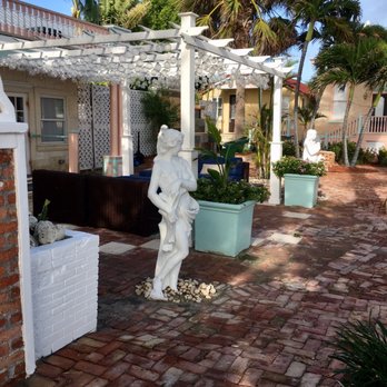 The Southernmost House - Outside by pool. Rooms 101-103 are here. Not the most private. Face pool - Hotels Near Me - Key West, Florida