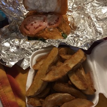 Chicken To Go - buffalo chicken sandwich with side of wedges - Chicken Wings Near Me - Trenton, New Jersey Chicken To Go - buffalo chicken sandwich with side of wedges - Chicken Wings Near Me - Trenton, New Jersey