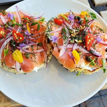 Villa Myriam Roasting - Salmon bagel - Coffee Roasteries Near Me - Albuquerque, New Mexico