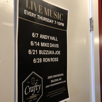 Crafty Beer, Wine & Spirits - Live music - Beer, Wine & Spirits Near Me - Raleigh, North Carolina