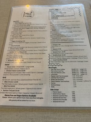 Menu photo 5 i Thai Bistro Phoenix, AZ