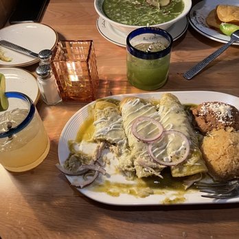 Cantina Frida - Enchiladas Suizas and pozole verde so delicious food and drinks - New Mexican Cuisine Near Me - Beverly Hills, California