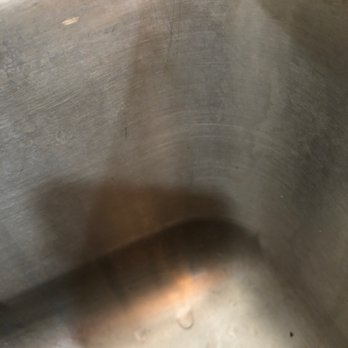 Houston Maid Solution - Rust from acid or a cleaning product used to clean the edges of my sink. - Home Cleaning Near Me