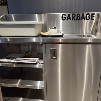 Coffeebar - Shiny garbage tray area~ - Coffee & Tea Near Me - Vancouver, British Columbia Coffeebar - Shiny garbage tray area~ - Coffee & Tea Near Me - Vancouver, British Columbia