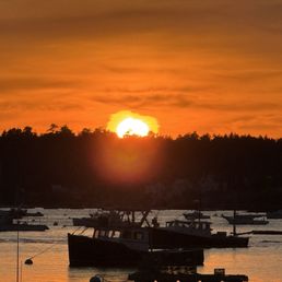 Sunset on Boothbay Harbor