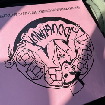 Voodoo Doughnut - Voodoo pink box - Donuts Near Me - Austin, Texas