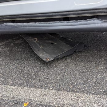 Jiffy Lube - dangling skid plate - Auto Repair Near Me - Beverly, Massachusetts