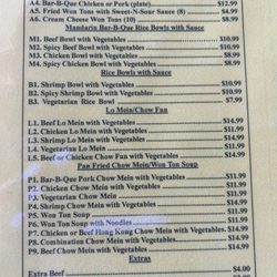 Hao's Kitchen - Updated menu prices