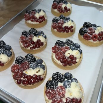 AVS Privilege Bakery - a tray of fruit tarts - Bakeries Near Me - Brooklyn, New York