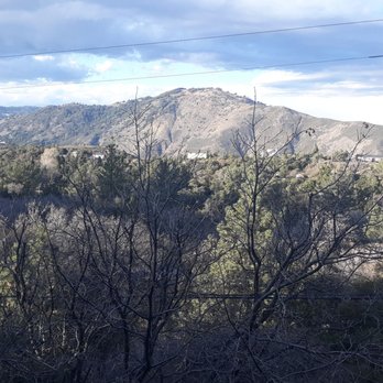 Julian Town Hall - View From the veranda at the Airbnb - Landmarks & Historical Buildings Near Me - Julian, California