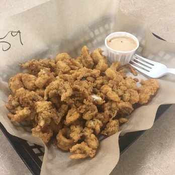 A'Nets Katch - Calamari with a delicious bang bang sauce. - Seafood Near Me - Knightdale, North Carolina
