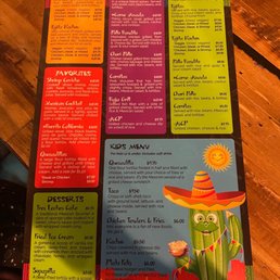 the menu the menu