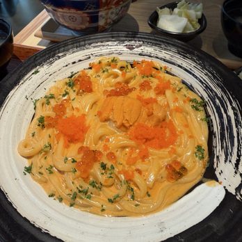 Tendon Kohaku - Hokkaido uni cream udon - Japanese Near Me - Bellevue, Washington Tendon Kohaku - Hokkaido uni cream udon - Japanese Near Me - Bellevue, Washington