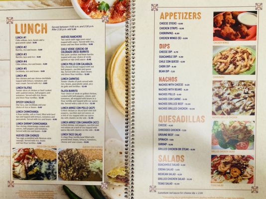 Menu photo 7 Los Arcos Roanoke, VA